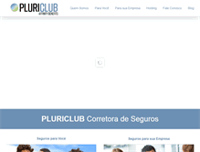 Tablet Screenshot of pluriclub.com